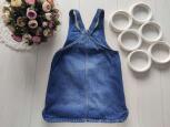 3,4 роки, зріст 104 Джинсовий сарафан для дівчинки - зображення 3