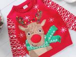 2,3 роки, зріст 98 Дитячий новорічний музичний светр унісекс - зображення 3