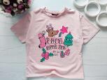 11,12 років, зріст 146,152 Футболка з оленем для дівчинки новорічна - зображення 1
