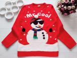 12,13 років, зріст 158 Новорічний дитячий светр сніговик - зображення 1