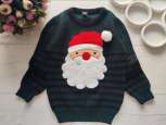 3,4 года, рост 98,104 Новогодний свитер с сантой - зображення 1