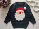 3,4 роки, зріст 98,104 Новорічний светр із сантою - зображення 1