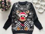 10,11 лет рост 140,146 Новогодний свитер с оленем детский - зображення 1