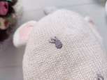 1-2 года, Детская шапка на флисе для девочки единорог - зображення 2