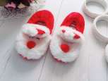 27 (17 см) Нові теплі домашні тапочки санта - зображення 1