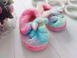 22-23 (14 см) Теплі домашні капці з єдинорогом для дівчинки на 2 роки - зображення 2