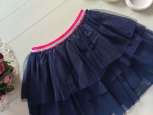 8,9 років, зріст 128,134 Темно синя дитяча спідниця фатин - зображення 2