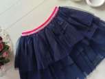8,9 лет, рост 128,134 Темно синяя детская юбка фатин - зображення 2