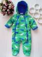3-6 міс, демісезонний комбінезон на синтепоні - зображення 1