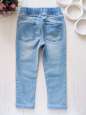 2,3 роки, зріст 98 М'які блакитні джинси на гумці - зображення 5