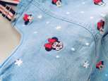 4 года, рост 104 Джинсовый сарафан с микки - зображення 2