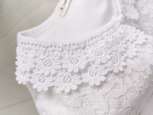 11 років, зріст 150 Біле ошатне болеро під сукню дитячу - зображення 3