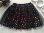 7,8 лет, рост 130 Юбка в сердечках фатин - зображення 1