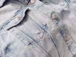 11,12 років, зріст 152 Блакитна фірмова дитяча джинсовка - зображення 4