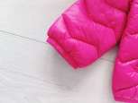 12,18 міс, зріст 82 Рожева демісезонна курточка на синтепоні - зображення 2