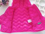 12,18 міс, зріст 82 Рожева демісезонна курточка на синтепоні - зображення 4