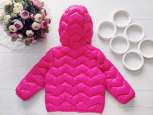 12,18 міс, зріст 82 Рожева демісезонна курточка на синтепоні - зображення 8
