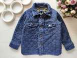 4 года, рост 104 Стеганая джинсовка/ рубашка на тонком синтепоне - зображення 1