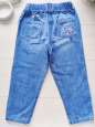 4,5 років, зріст 110 Вільні блакитні джинси на гумці для дівчинки - зображення 4