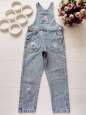 4,5 років, зріст 104,110 Джинсовий комбінезон для дівчинки - зображення 1