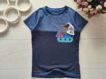4,5 лет, рост 110 Футболка экскаватор - зображення 1