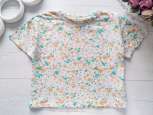 5 лет, рост 110 Цветочная футболка - зображення 1