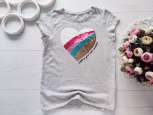 11 років, зріст 146 Футболка з серцем - зображення 1