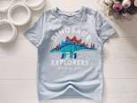 4,6 лет, рост 110,116 Футболка для мальчика с динозавром - зображення 1