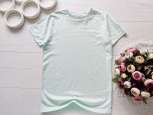 9,10 років, зріст 134,140 М'ятна трикотажна футболка - зображення 1