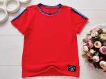 5,6 років, зріст 110,116 Червона фактурна футболка - зображення 1