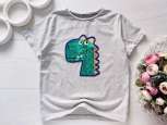 4,5 років, зріст 104,110 Футболка з динозавром - зображення 1