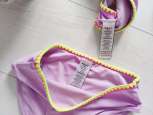 7 лет, рост 122 Раздельный детский лиловый купальник - зображення 3