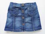2,3 роки, зріст 98 Дитяча спідниця під джинс, на резинці - зображення 1