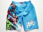 7-8 лет, рост 122-128 Голубые шорты для мальчика с принтом - зображення 1