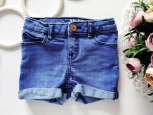3 роки, зріст 98 Стрейчові джинсові шорти для дівчинки - зображення 1