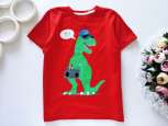 5,6 років, зріст 110-116 Футболка для хлопчика з динозавром - зображення 1