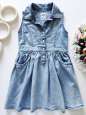 4,5 років, зріст 110 Легка дитяча сукня під джинс - зображення 1
