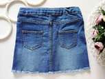 4,5 років, зріст 110 Стрейчева джинсова спідниця на гудзиках - зображення 3