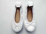 34 (22 см) Белые балетки для девочки - зображення 1
