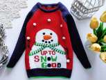 3,4 роки, зріст 98,104 Светр з сніговичком - зображення 1