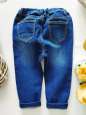 9-12 мес, рост 80 Стрейчевые джинсы узкачи для девочки - зображення 5