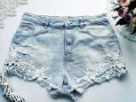 12 (L-ка) Стильні рвані жіночі шорти - зображення 1