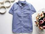 2,3 года, рост 98 Новая рубашка в клетку - зображення 1