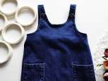 3,4 роки, зріст 104 Стрейчевий джинсовий сарафан - зображення 2