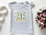 8 років, зріст 128 Смугаста футболка - зображення 1