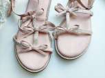 30 (19 см) Пудрові босоніжки - зображення 2