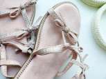 30 (19 см) Пудрові босоніжки - зображення 5