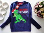 7,8 років, зріст 122,128 Новий светр із динозавром - зображення 1