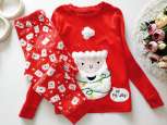 5,6 років, зріст 110,116 Дитяча новорічна піжама - зображення 1