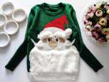 8,9 років, зріст 128,134 Новорічний дитячий светр - зображення 1